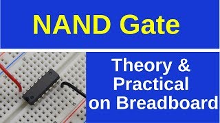 NAND Gate On Breadboard