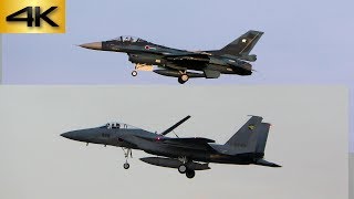 F-2A F-15J戦闘機到着！　入間基地航空祭2017