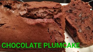 How to make CHOCOLATE PLUM CAKE | SIMPLE PLUM CAKE RECIPE🥮🍰🍫