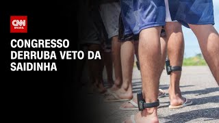 Congresso derruba veto da Saidinha | CNN ARENA