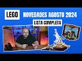 LEGO NOVEDADES AGOSTO 2024 | Lista COMPLETA en ESPAÑOL