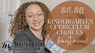 kindergarten CURRICULUM CHOICES + REVIEW | 2021-2022 homeschool year | masterbooks curriculum review