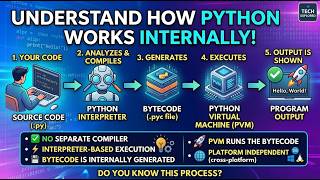 How Python Works Internally | Python Execution Flow Explained | Telugu