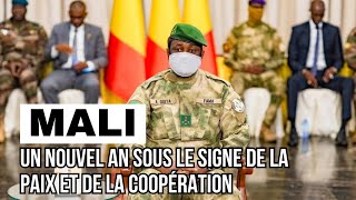 Vœux 2025 : Assimi GOÏTA et le Corps Diplomatique à Koulouba