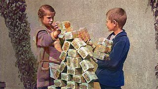 HYPER-INFLATION In Post WW1 GERMANY - Kids Play With $$$... a Loaf of Bread Cost $100 MILLION...