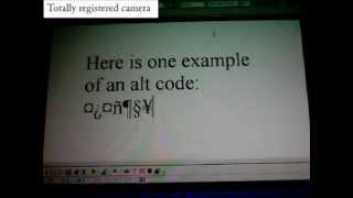 ♥♦♣♠ How To Make Alt Codes 1 ♠♣♦♥