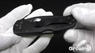 Spyderco【スパイダルコ】■ ネイティブ5 【ブラックブレード】 【CPM-S30V】【FRN】Native5 C41PBBK5 折りたたみ