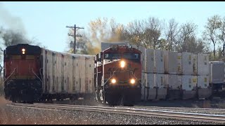 Railfanning BNSF Emporia Sub - Belle Plaine, KS 11/21/2024