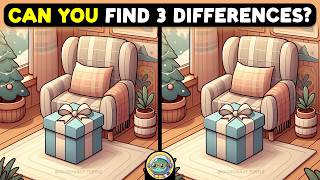 🐢🧩 Spot 3 Differences | Test Your Sharp Eyes 🧩🐢 | Quizonaut Turtle