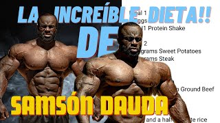 LA INCREIBLE!🔥😱DIETA ACTUAL DE SAMSON DAUDA #bodybuilding  #misterolympia #bodybuilder #gym #fitness