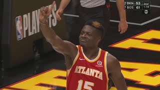 Capela Blocks Randle Mutombo Finger Wag Game 3! 2021 NBA Playoffs