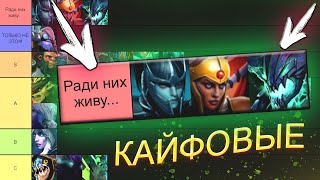 ТИР-ЛИСТ САМЫХ КАЙФОВЫХ ГЕРОЕВ — DOTA 2 / ДОТА 2