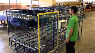 Flow Rack with Cylinder Ergonomic Lift Return