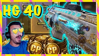 NEW HG40 GOLD STANDARD LEGENDARY SKIN Lucky Draw! COD Mobile!