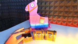 deschid chesturi si lama din fortnite in viata reala - fortnite lapin cochon lama