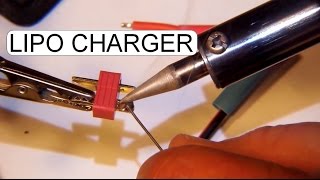 SOLDERING CONNECTOR TO BALANCE CHARGER