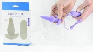 Unboxing Beginner Vibrating Anal Plug Slim But Stimulateing