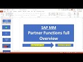 SAP MM--Partner Functions full configuration for vendor master and Purchasing Documents--PO/Contract