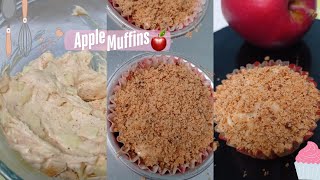 The Best Apple Crumble Muffins Recipe You’ll Ever Try! |with english subtitles