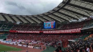 2016年10月29日 ジュビロ磐田vs浦和レッズ 弾幕準備