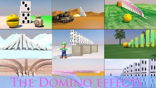 Best Top Domino Chain Reaction [Satisfying Simulation] -The Domino Effect
