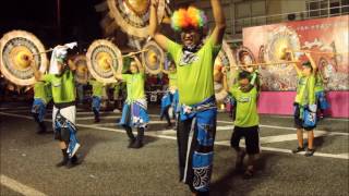 第52回しゃんしゃん祭　傘踊りフィナーレ　Shan Shan Festival umbrella dancing