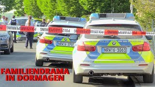 [2 TOTE NACH FAMILIENDRAMA IN DORMAGEN] - Mann durch Polizei erschossen | Großeinsatz -