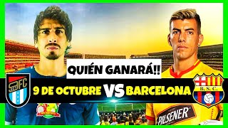 9 de Octubre vs Barcelona • Liga Pro 2021 • Fecha 12 / Campeonato Ecuatoriano 2021