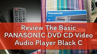 Review The Basic PANASONIC DVD CD Video Audio Player Black Colour (DVD-S500, DVD-S500GA-K)