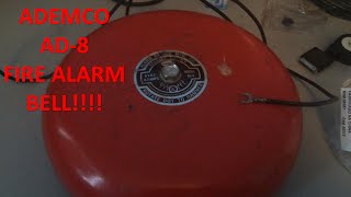 ADEMCO AD-8 Fire Alarm Bell Test