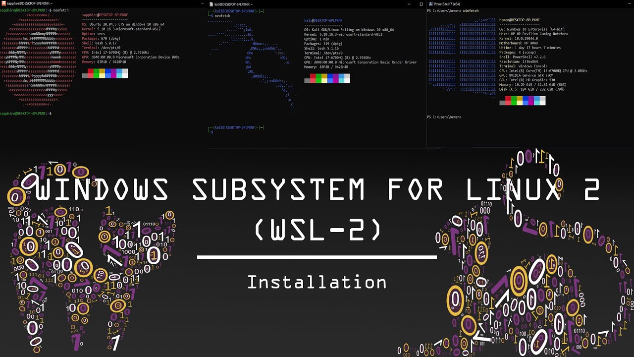 Windows Subsystem For Linux 2 | WSL-2 | Installing Linux On WSL2 ...