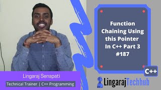 Function Chaining Using this Pointer In C++ Part 3 #187