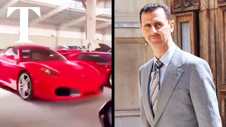 Syrian rebels discover Assad's luxury car collection in Damascus