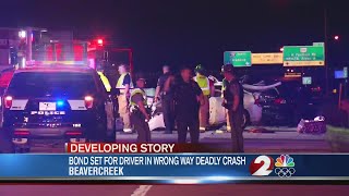 Bond set for driver in wrong-way crash