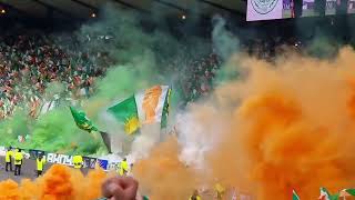 Amazing Celtic Fans Display | Scottish Cup Semi Final