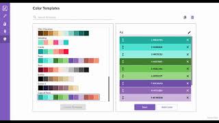 Kurve Core Admin: How-to Create Custom Color Templates