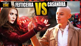 CHEGA SER OBVIO QUEM VENCE ESSA BATALHA (CASSANDRA NOVA VS FEITICEIRA SCARLATE) #marvel #ucm #vs