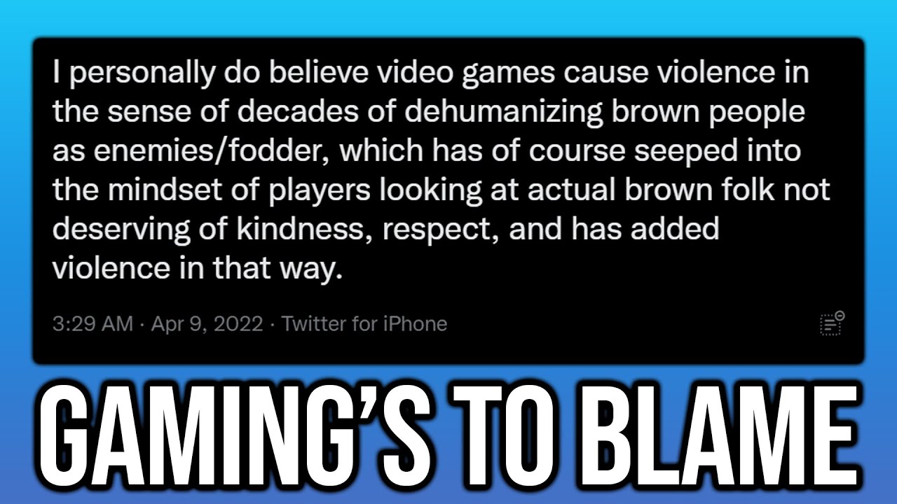 Video Games 'Dehumanize' People Of Color...