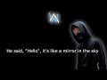 Alan Walker ft. Benjamin Ingrosso -  Man on the Moon  (LYRICS)