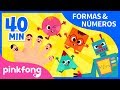 Las Mejores Canciones de Formas & Números | +Recopilación | Pinkfong Canciones Infantiles