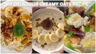 ದಪ್ಪ ಆಗ್ಬೇಕಾ?? ಈ ರೀತಿ ಮಾಡಿ ತಿನ್ನಿ 💁‍♀️💯result😍|| How I prepare my delicious creamy oats recipe😋||