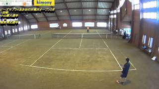 JTA テニス　小山慶大　選手VS　稲見博史　選手　 Association of tennis official recognition tournament in japan