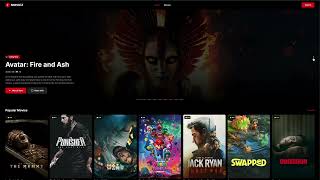 Build a Movie Website Using HTML CSS JavaScript & TMDB API