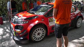 Székesfehérvár Rally 2024, Bútor Róbert és Tagai Róbert páros rajtja, a Citroen C3 WRC-vel.