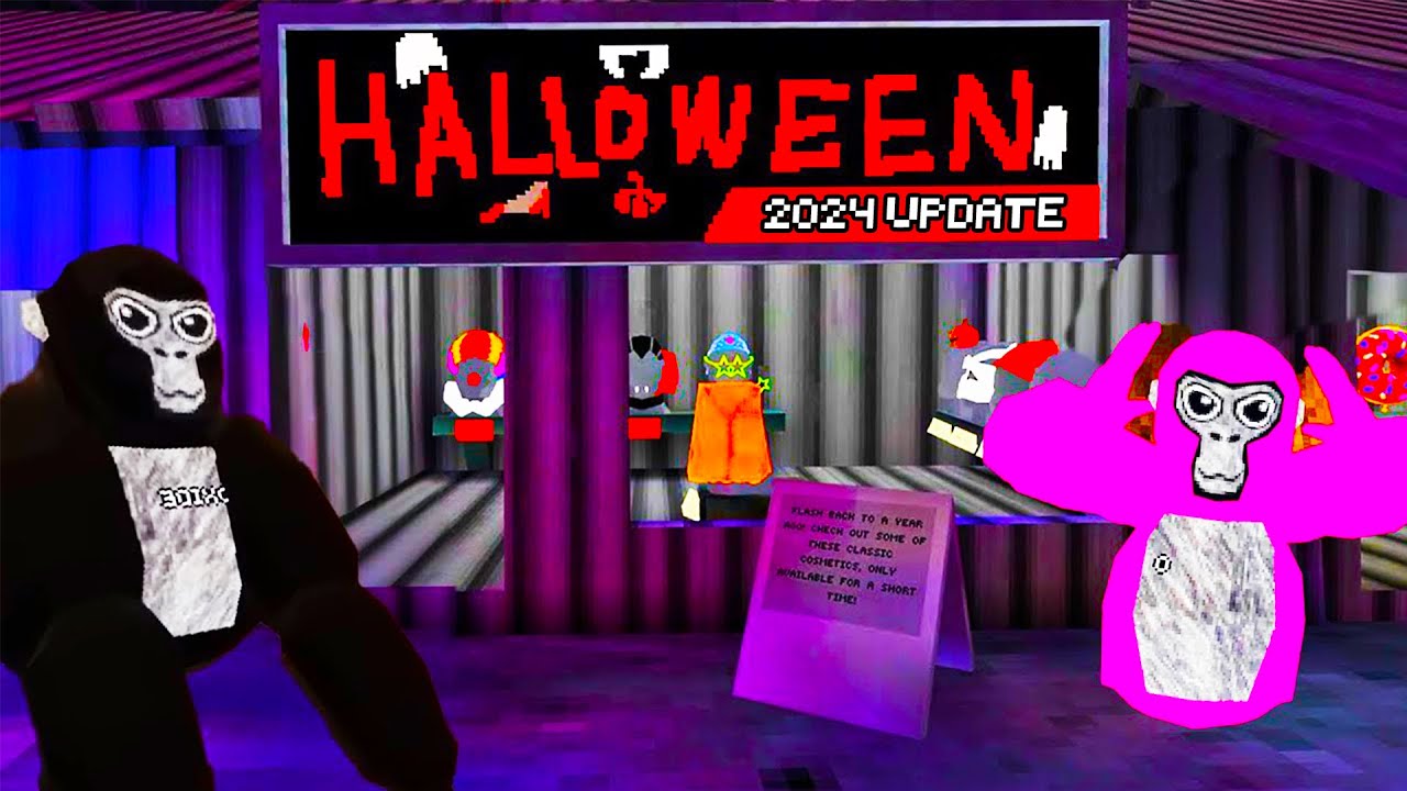 Gorilla Tag Halloween Update Youtube