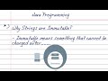 Why Strings are Immutable  – Explained with Examples