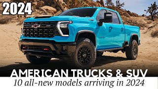 Newest American Trucks and SUVs of 2024: Brief Overview of Upcoming Models w/Specifications