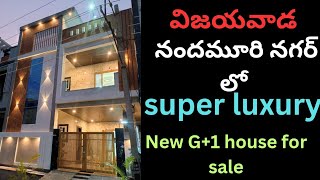 1262) East Face New G+1 independent house for sale in Vijayawada Nandamuri Nagar!!...