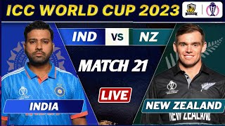 INDIA vs NEW ZEALAND Match 21 Live SCORES | ICC CRICKET WORLD CUP | NZ vs IND LIVE