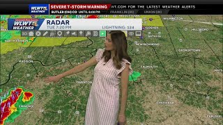 Strong storms move into Greater Cincinnati; severe watch issued